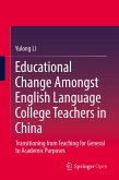 Educational Change Amongst English Language College Teachers in China