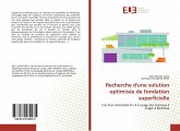 Recherche d'une solution optimisée de fondation superficielle Recherche d'une solution optimisée de fondation superficielle