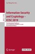 Information Security and Cryptology -... - Bild 1