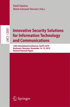 Innovative Security Solutions for Information Technology and Communications