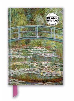 Claude Monet: Bridge Over a Pond of Water Lilies (Foiled Blank Journal)