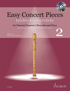 Easy Concert Pieces für Sopran-Blockflöte und Klavier, Band 2