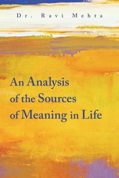 An Analysis of the Sources of Meaning in Life - Mehta, Ravi