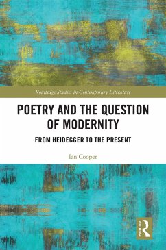 Cover Poetry and the Question of Modernity (eBook, ePUB)