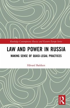 Law and Power in Russia (eBook, ePUB) - Bækken, Håvard