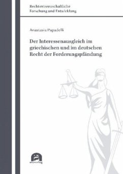 Der Interessenausgleich im griechischen und im deutschen Recht der Forderungspfändung - Papadelli, Anastasia Der Interessenausgleich im griechischen und im deutschen Recht der Forderungspfändung - Papadelli, Anastasia