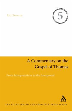 A Commentary on the Gospel of Thomas (eBook, ePUB) - Pokorný, Petr
