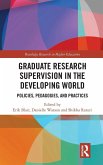 Graduate Research Supervision in the Developing World