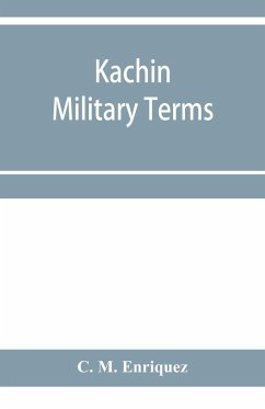 Kachin military terms - M. Enriquez, C.