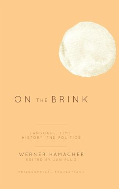 On the Brink - Hamacher, Werner, Professor Emeritus, Insti