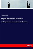 English literature for university