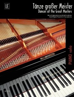 Cover Tänze großer Meister für Klavier Tänze aus 3 Jahrhunderten