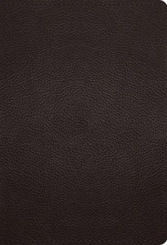 ESV Large Print Compact Bible (Buffalo Leather, Deep Brown)