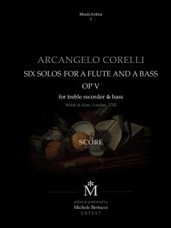 Corelli   Six solos for a flute and a bass with the Follia - edited by Michele Bertucci, Arcangelo Co