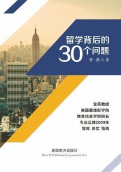 30 Problems Faced by International Students (eBook, ePUB) - Zeng, Yan