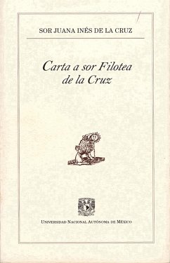 Carta a sor Filotea de la Cruz (eBook, ePUB) - de la Cruz, Sor Juana Inés