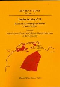 Études berbères VII – Essais sur la sémantique en berbère et autres articles