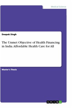 The Unmet Objective of Health Financing in India. Affordable Health Care for All - Singh, Deepak