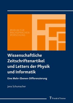 Wissenschaftliche Zeitschriftenartikel und Letters der Physik und Informatik - Schumacher, Jana