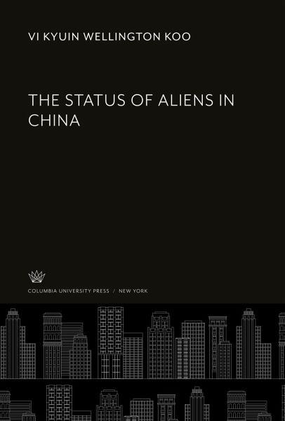 The Status of Aliens in China The Status of Aliens in China
