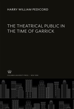 Cover The Theatrical Public in the Time of Garrick