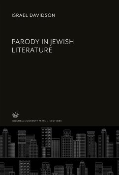 Parody in Jewish Literature - Davidson, Israel