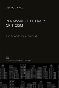 Renaissance Literary Criticism - Hall, Vernon