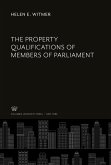 The Property Qualifications of Members of Parliament