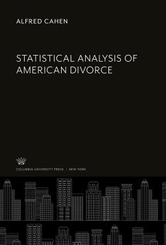 Statistical Analysis of American Divorce - Cahen, Alfred