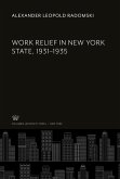 Work Relief in New York State, 1931¿1935