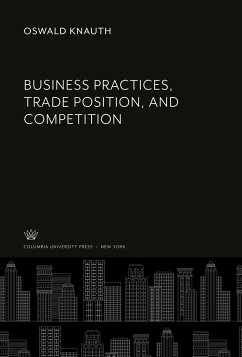 Cover Business Practices, Trade Position, and Competition