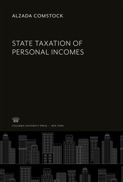 State Taxation of Personal Incomes - Comstock, Alzada