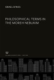 Philosophical Terms in the Moreh Nebukim
