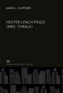 Hester Lynch Piozzi (Mrs. Thrale) - Clifford, James L.