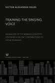 Training the Singing Voice