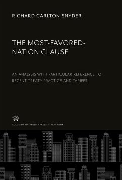 The Most-Favored-Nation Clause - Snyder, Richard Carlton