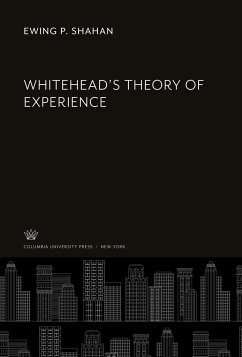 Whitehead¿S Theory of Experience - Shahan, Ewing P.