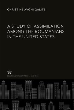 Cover A Study of Assimilation Among the Roumanians in the United States