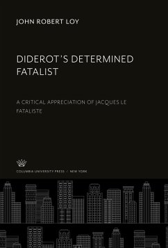 Diderot¿S Determined Fatalist - Loy, John Robert