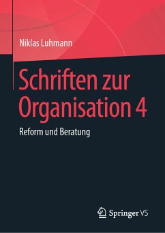 Schriften zur Organisation 4 (eBook, PDF) - Luhmann, Niklas