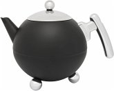 Bredemeijer Teekanne Bella Ronde 1,2l schwarz matt / chrom 101006 Bredemeijer Teekanne Bella Ronde 1,2l schwarz matt / chrom 101006
