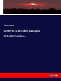 Comments on select passages