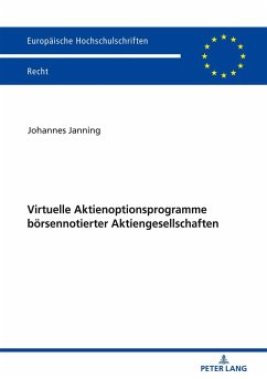 Virtuelle Aktienoptionsprogramme börsennotierter Aktiengesellschaften - Janning, Johannes