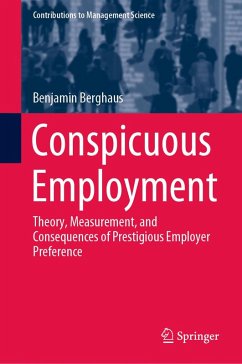 Conspicuous Employment (eBook, PDF) - Berghaus, Benjamin