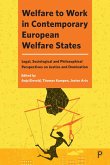 Welfare to Work in Contemporary European Welfare States (eBook, ePUB)