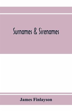 Surnames & sirenames - Finlayson, James