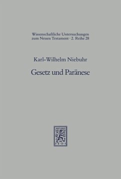 Cover Gesetz und Paränese (eBook, PDF)