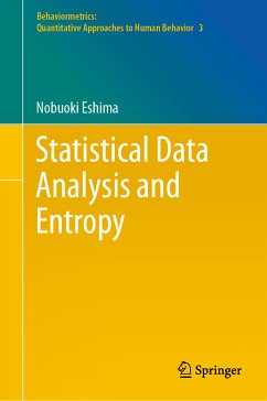 Statistical Data Analysis and Entropy (eBook, PDF) - Eshima, Nobuoki