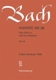 Was Gott tut das ist wohlgetan Kantate Nr.98 BWV98 Klavierauszug (dt)