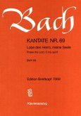 Lobe den Herrn meine Seele Kantate Nr.69 BWV69 Klavierauszug (dt/en)